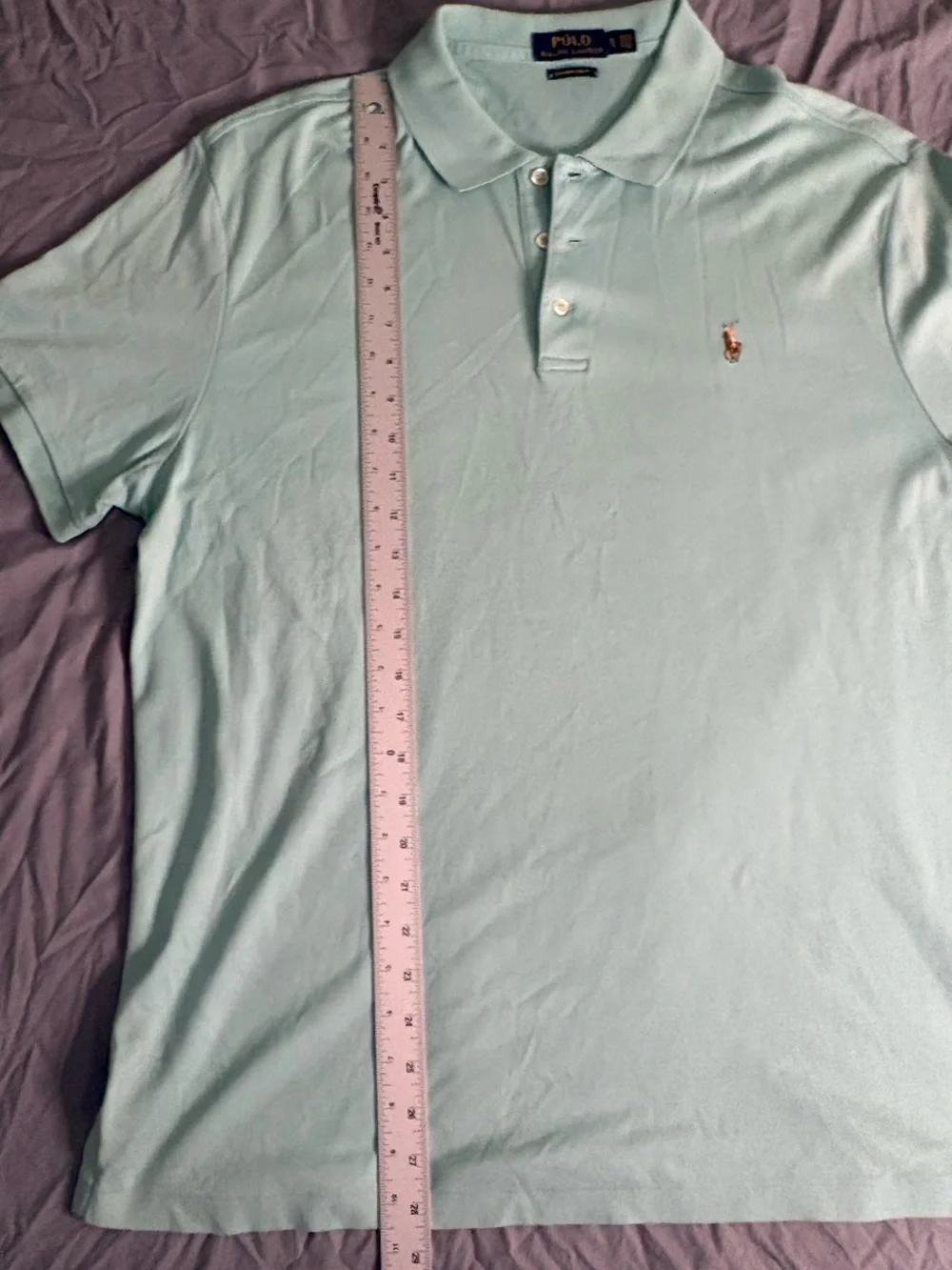 Polo by Ralph Lauren Men’s Mint Green Cotton Polo